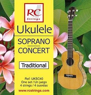 Royal Classics UKSC40 Ukulele Soprano-Concert set.